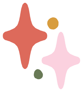Playful Hand Drawn Sparkle Sticker